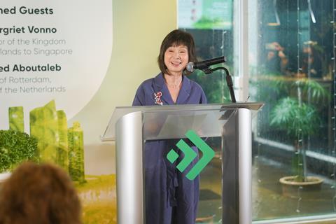 Amy Khor, Singapore's senior minister of state for sustainability and the environment at GroGrace opening